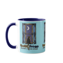 Midnight Magic: Cat in the Moonlit Sky