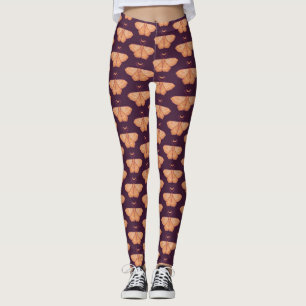 Midnight Magic: Witchy Night Moth Leggings