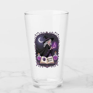 Midnight Magick Illustration of a Young Witch Glass