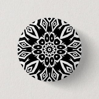 Midnight Mandala 3 Cm Round Badge