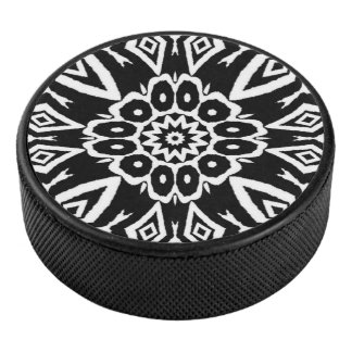 Midnight Mandala Hockey Puck