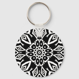 Midnight Mandala Key Ring