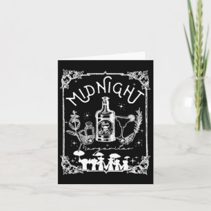 Midnight Margaritas Practical Magic Tee Halloween  Card