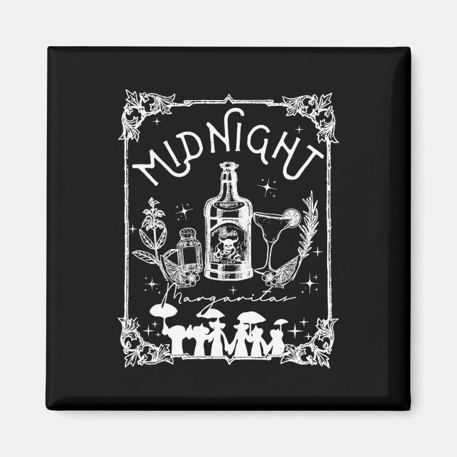 Midnight Margaritas Practical Magic Tee Halloween  Magnet (Front)