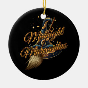 Midnight Margaritas Society Practical Magic Witch Ceramic Ornament