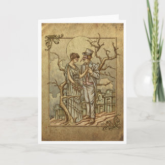 "Midnight Masquerade" (Blank Inner) Card