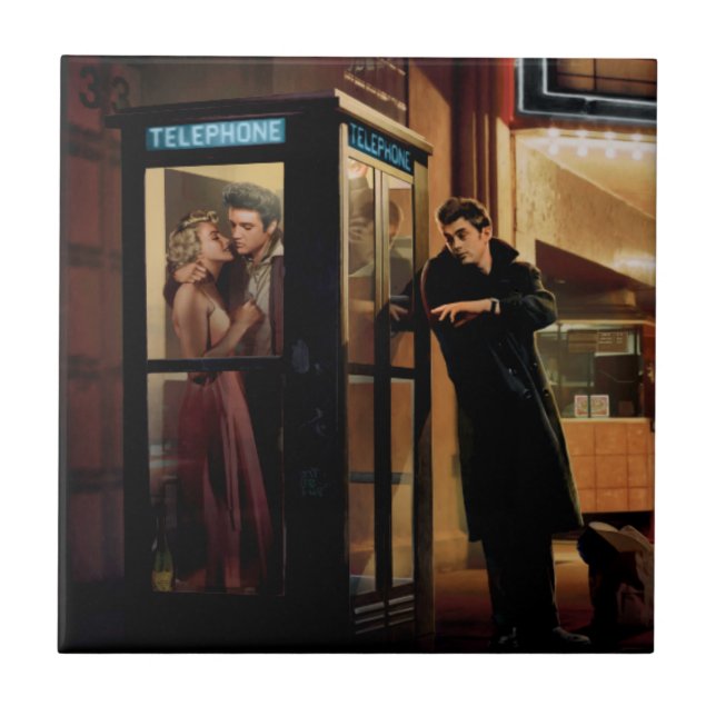 Midnight Matinee Ceramic Tile (Front)