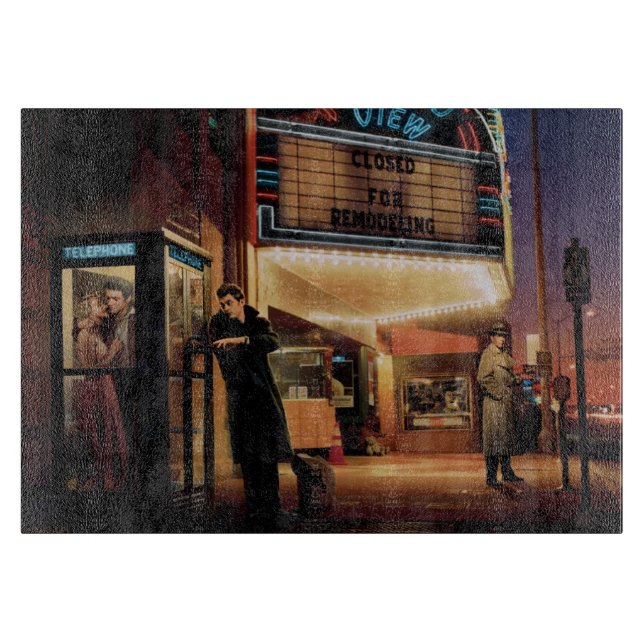Midnight Matinee Cutting Board (Front)
