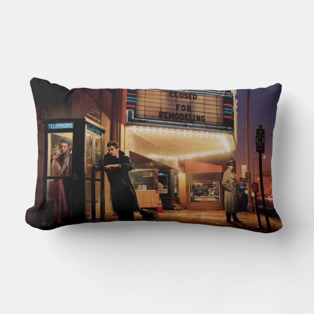 Midnight Matinee Lumbar Cushion (Front)