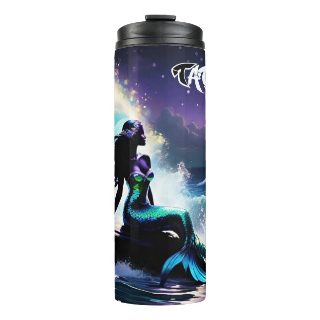 Midnight Mermaid Thermal Tumbler (Front)
