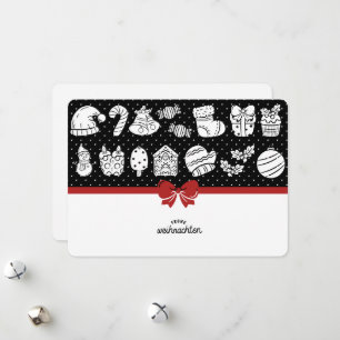 Midnight Merriment & Yuletide Whispers Holiday Card