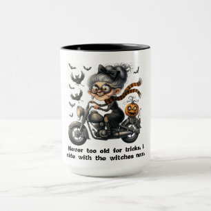 Midnight Mischief on Wheels Mug