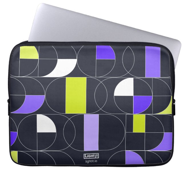 Midnight Mosaic Laptop sleeve (Front)