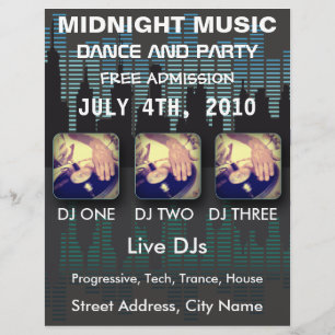 Midnight Music Flyer