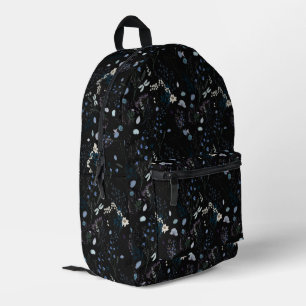 Midnight Mystery Garden Printed Backpack