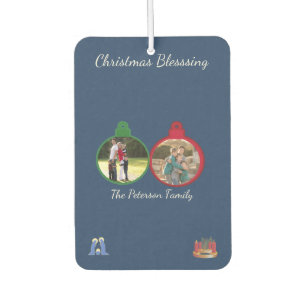 Midnight Nativity Glow Keepsake Car Air Freshener