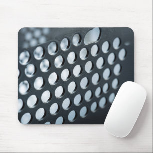Midnight Navy Blue Ocean Ripple Minimalist Mouse Pad