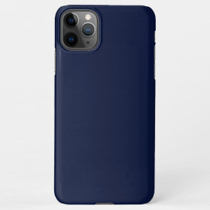 Midnight Navy Blue Solid Colour iPhone 11Pro Max Case