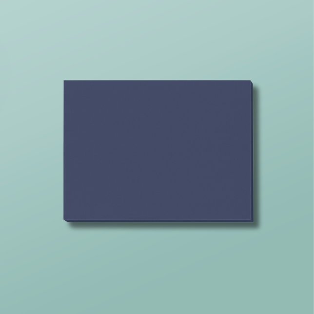 Midnight Navy Blue Solid Colour Post-it Notes (Creator Uploaded)