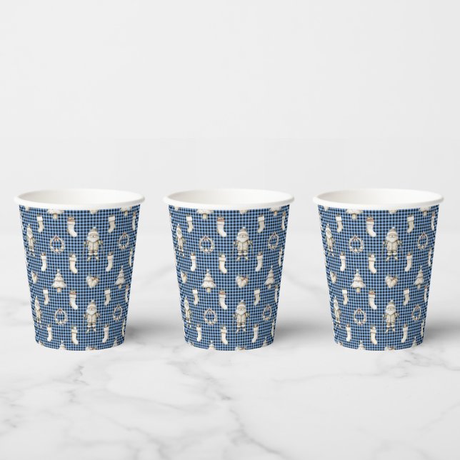 Midnight Nordic Noël! Paper Cups (Multi)