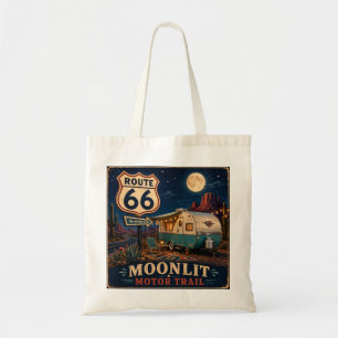 Midnight Oasis Mother Road Travel Essential Tote Bag