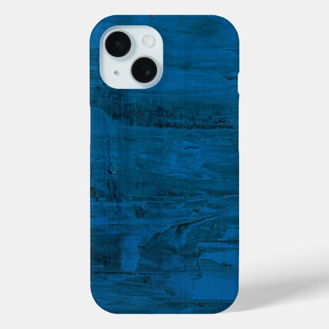 Midnight Ocean Waves | Abstract Deep Blue  Case-Mate iPhone Case (Back)