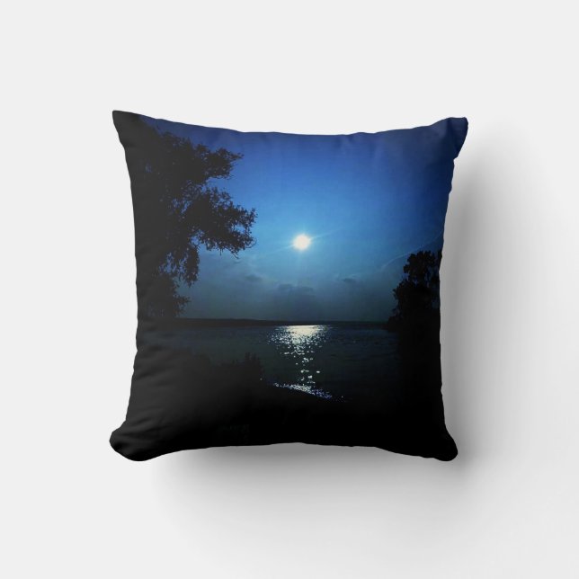 MIDNIGHT ON THE LAKE CUSHION (Front)