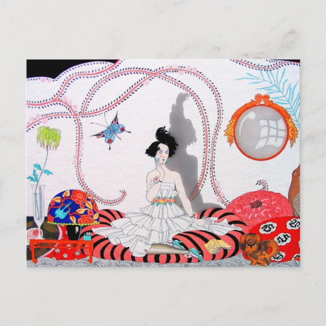 Midnight! or the Fashionable Apartment Postcard (Front)