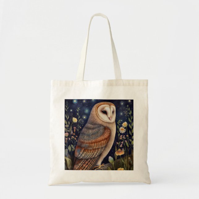 Midnight Owl Tote Bags (Front)