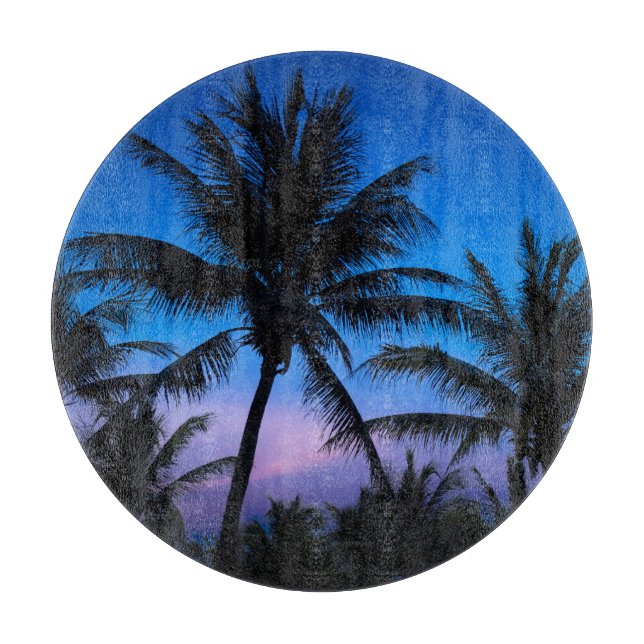 Midnight Palms Cutting Board (Front)