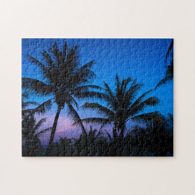 Midnight Palms Puzzle (Horizontal)
