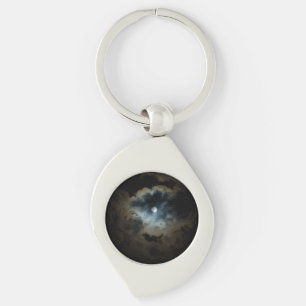 midnight pearl key ring