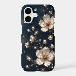 Midnight Pearl Sakura Blossoms