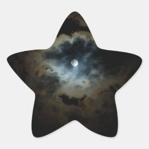 midnight pearl star sticker