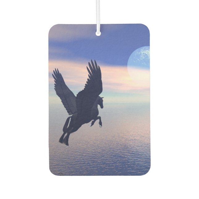 Midnight Pegasus Car Air Freshener (Front)