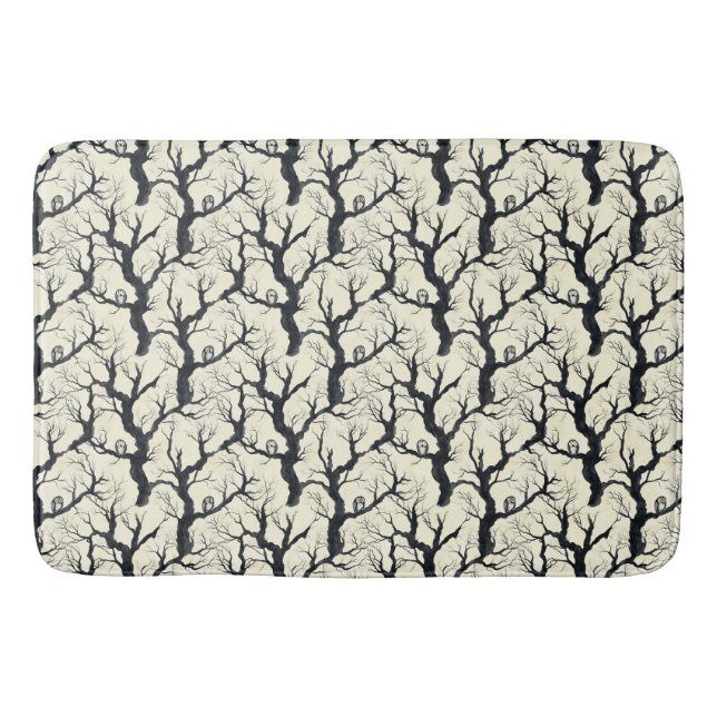 Midnight Perch Bath Mat (Front)