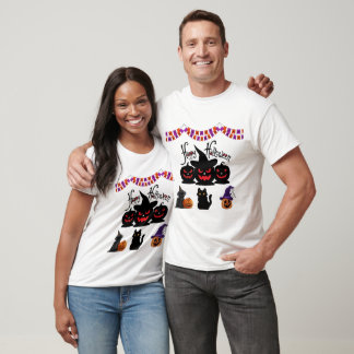 Midnight Pumpkin Glow white T-Shirt