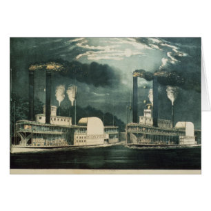Midnight Race on the Mississippi, 1875