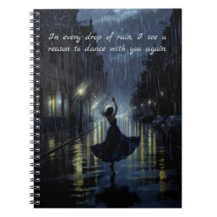 Midnight Rain Dance Notebook