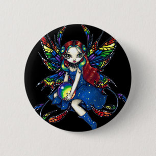 "Midnight Rainbow" Button