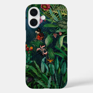 Midnight Rainforest Tropical Paradise iPhone 16 Case