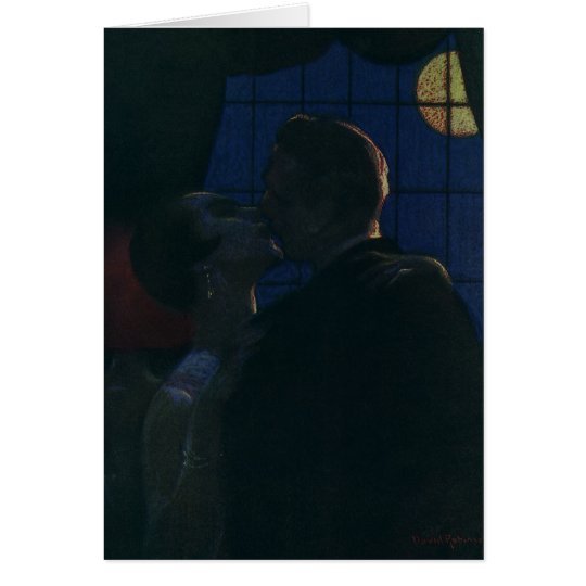 Midnight Rendezvous, Lovers by the Full Moon Card