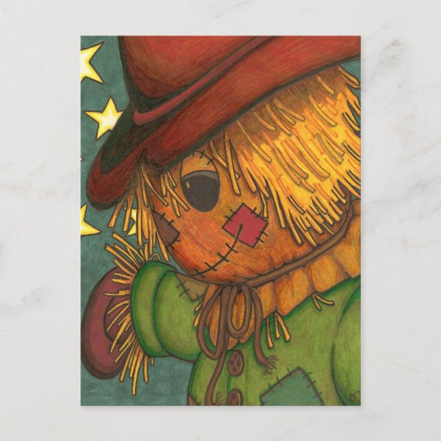 Midnight Scarecrow Postcard (Front)
