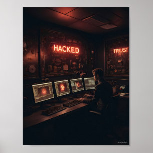 Midnight Security Operations Glow Poster