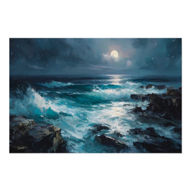 Midnight Serenade: Lunar Tide Poster (Front)