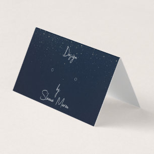 Midnight Shimmer Stud Folding Earring Display Card