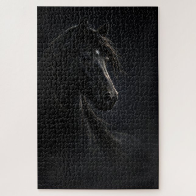 Midnight Sky | Horse Art | Puzzle (Vertical)
