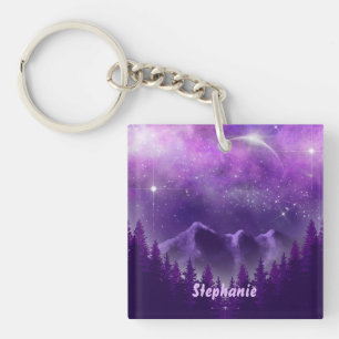 Midnight Sky Key Ring