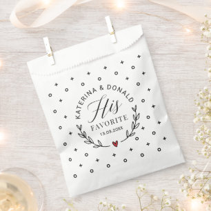 Midnight Snack Elegant Wedding  Favour Bag