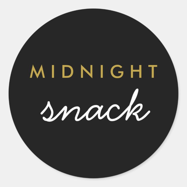 Midnight Snack Sticker (Front)
